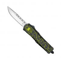 Cobratec Medium FS-3 Fractured (Cerakote) Black/Yellow Drop Not Serrated - MFRTBLKYELDNS Cobratec Medium FS-3 Fractured (Cerakote) Black/Yellow Drop Not Serrated - MFRTBLKYELDNS