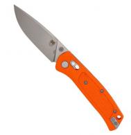 Cobratec EDC Scout Bar Lock Grivory Textured Handle VG-10 Drop Point Orange - CTSCTGRVORGBAR