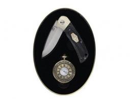 OLD TIMER KNIFE/POCKET WATCH COMBO GIFT TIN - 1227062