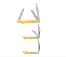 UNCLE HENRY KNIFE 3 KNIFE FLDR COMBO YELLOW TIN PROMO - 1227082