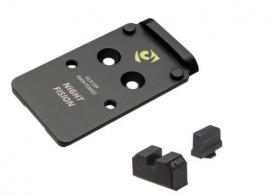 Night Fision RMR Cut Adapter Plate + Blacked Out Sights Combo GLK-OPBS-RMR-MOS-ZXZX Optic Cut: For Glock MOS - 810138541081 Night Fision RMR Cut Adapter Plate + Blacked Out Sights Combo GLK-OPBS-RMR-MOS-ZXZX Optic Cut: For Glock MOS - 810138541081