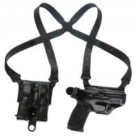 Galco Miami Classic Shoulder System Black Leather Fits Glock 22 Gen 2-5  Right Hand - MC224B