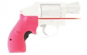 Crimson Trace Defender Lasergrip for S&W J Frame 5mW Pink  Red Laser Sight - LG-105 P