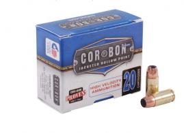 Cor-Bon Self Defense Jacketed Hollow Point 9mm+P Ammo 115 gr 20 Round Box - 9115 Cor-Bon Self Defense Jacketed Hollow Point 9mm+P Ammo 115 gr 20 Round Box - 9115