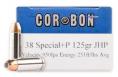CORBON .38 SPL+P 125GR JHP 20/500 - 38125