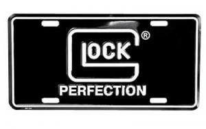 GLOCK PERF LICENSE PLATE BLK/WHITE - AS00042