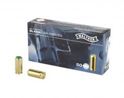 Walther Blanks 9mm Ammo 50 Round Box - 2252753 Walther Blanks 9mm Ammo 50 Round Box - 2252753