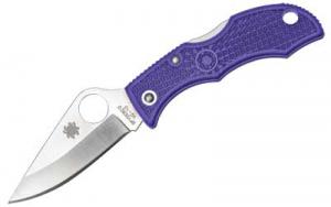 SPYDERCO LADYBUG3 PURPLE FRN PLAIN - LPRP3