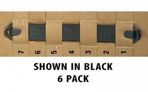 BlackHawk SPEEDCLIP 6 PACK/ #7 7" Black