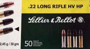 S&B .22 LR  38GR HV HP 50/5000 - SB22B