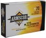 ARMSCOR .223 Remington 55GR FMJ 20/1000 ARMSCOR .223 Remington 55GR FMJ 20/1000