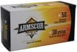 ARMSCOR AMMO 38SPL 158GR FMJ 50/20 - FAC38-17N