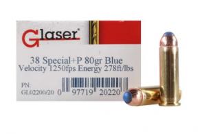 GLASER BLUE 38SPL+P 80GR 20/500