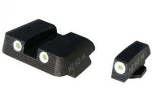 HIVIZ For Glock FRONT/REAR NS SET 10MM/45A - GLN129
