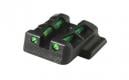 Hi-Viz LiteWave Glock 9mm/40 S&W/357 Sig Rear Red/Green/Black Fiber Optic Handgun Sight
