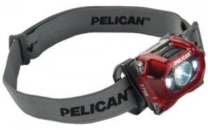 Pelican 2760 Headlamp Gen 2 204/141/95/42 Lumens AAA (3) Red/Black - 027600-0101-170