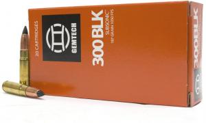 GEMTECH 300BLK 187GR SUBSONIC 20/500 - AMMO-300BLK-187 GEMTECH 300BLK 187GR SUBSONIC 20/500 - AMMO-300BLK-187