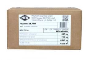 Magtec Men 7.62 Nato 147 Grain 320Rd - MEN762A Magtec Men 7.62 Nato 147 Grain 320Rd - MEN762A