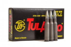 TULA .308 Winchester 165GR SP 20/500 - TA308000 TULA .308 Winchester 165GR SP 20/500 - TA308000