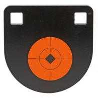 Birchwood Casey World of Targets AR 500 4" Two Hole Steel Gong 0.375" Matte Black