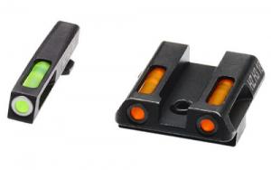 Hi-Viz LiteWave H3 For Glock 42/43 Set Green/White Outline Tritium Handgun Sight - GLN421