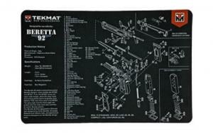 TEKMAT PISTOL MAT BERETTA 92 Black - R17-BER92