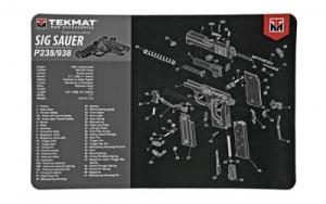 TEKMAT PISTOL MAT SIG P238 Black - R17-SIGP238