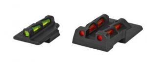 Hi-Viz LiteWave Ruger Security-9 Set Red/Green/White/Black Fiber Optic Handgun Sight - RGS9LW21