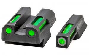 Hi-Viz LiteWave H3 CZ 75/85 Set Green/White Outline Tritium Handgun Sight