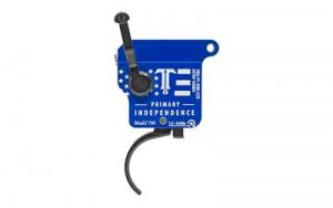 TriggerTech Special Edition Rem700 Primary Independence Trigger, Right Hand Curved Red/Blue - X33-SRB-14-TBC