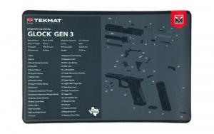 TEKMAT PISTOL MAT FOR GLOCK GEN3 - TEK-R17-GLOCK-G TEKMAT PISTOL MAT FOR GLOCK GEN3 - TEK-R17-GLOCK-G