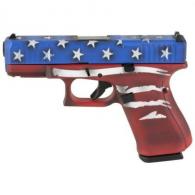Glock 23 M.O.S. Red White and Blue Flag Skydas .40 S&W Pistol - PA235S204MOSRWB