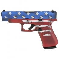 Glock 48 Red White and Blue Flag Skydas 9mm Pistol - PA4850204RWBV2 Glock 48 Red White and Blue Flag Skydas 9mm Pistol - PA4850204RWBV2