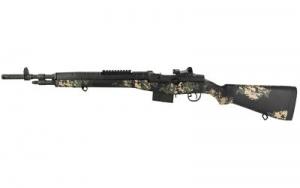 Springfield Armory M1A Scout Squad .308 Win 18" Green/Tan Sponge Camo 10+1 - AA9117