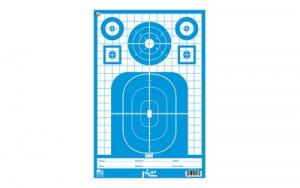 Pro Shot Tactical Precision Splattershot 12"x18" Targets - TACTPREC-BLUE-8