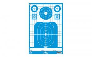 Pro Shot Tactical Precision Splattershot 12"x18" Targets - TACTPREC-BLUE-8