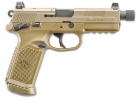 FN FNX-45T .45 ACP 5.3 Flat Dark Earth W/ 5 Mags - 66101635 FN FNX-45T .45 ACP 5.3 Flat Dark Earth W/ 5 Mags - 66101635