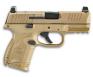 FN 509C Bundle 9MM 10RD 5 Mags Flat Dark Earth - 66-101644