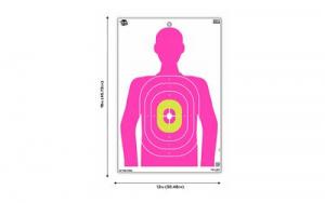 ALLEN EZ AIM 12X18 PNK SLHOUETE 3PK - 15646 ALLEN EZ AIM 12X18 PNK SLHOUETE 3PK - 15646