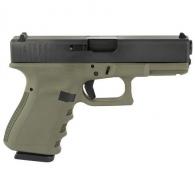 Glock 19 GEN3 9mm 15rd 4.02" Compact Moss Green/Black - PI1950204MGFR Glock 19 GEN3 9mm 15rd 4.02" Compact Moss Green/Black - PI1950204MGFR