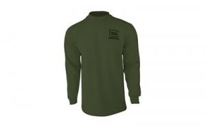 Glock, OEM Born in Austria, Long Sleeve T-Shirt, Medium, Olive Drab Green - 96066