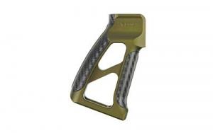 Fortis Manufacturing Torque AR-15 Pistol Grip, Carbon Fiber, Olive Drab Green - TOR-PG-CF-15-OD