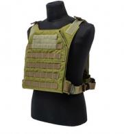 Grey Ghost Gear Minimalist Plate Carrier 10"x12" Plate Compatible MOLLE/PALS Webbing Ranger Green - 0007-6