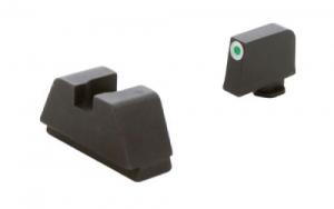 AmeriGlo, Optic Compatible Sets for Glock, For Glock 43X/48 MOS, Green Tritium with White Outline - GL-480