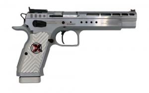 Tanfoglio, Gold Match Xtreme, Semi-automatic, Single Action, Steel Frame Pistol, 38 Super, 5.2" Barrel, 38 Super, Matte Finish