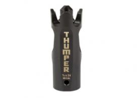 Battle Arms Development, Thumper, Compensator, 308 Winchester/762NATO, Nitride Finish, Black, 5/8X24 Threaded - BAD-THUMPER-30-