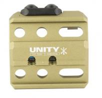 Unity Tactical FUSION Micro Hub Base Flat Dark Earth - FUS-MHF