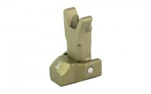 Unity Tactical, FUSION, Folding Sight, Fuison FootPrint, Anodized Finish, Flat Dark Earth - FUS-S1F