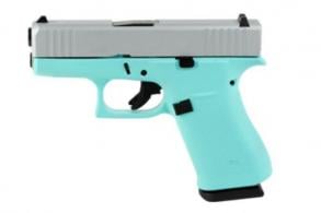 GLOCK 43X 9MM 10RD ROBINS EGG/SILVER - PX4350204REBCS