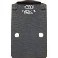C&H Precision Weapons, CHP Adapter Plate, Anodized Finish, Black - SG69-RSH-FIL C&H Precision Weapons, CHP Adapter Plate, Anodized Finish, Black - SG69-RSH-FIL
